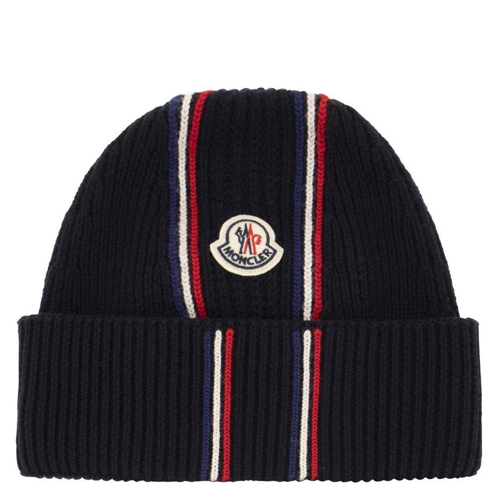 Moncler Tricolour Wool Hat